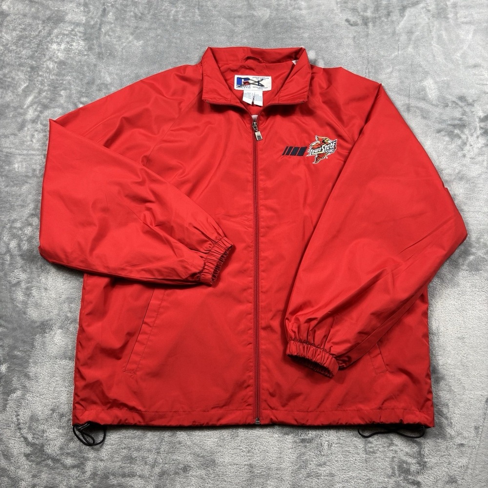 Vintage Iowa State Cyclones Russell Athletic Full Zip Jacket Men's Size Large